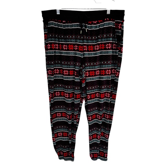 Secret Treasures Other - Secret Treasures Sleepwear Essentials‎ Velour Feel Pajama Bottoms Size XL 16-18